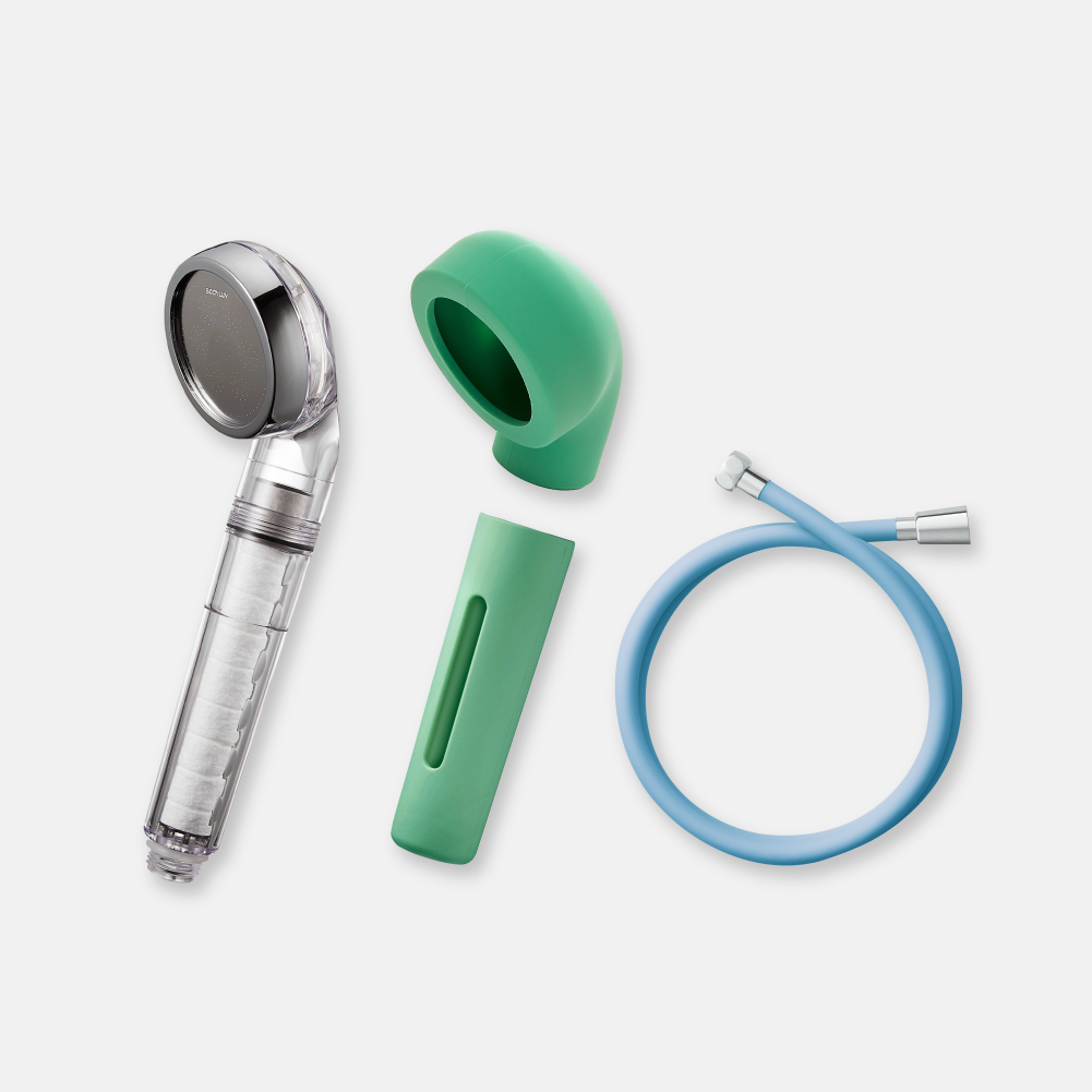 Showerhead + colorful cover & hose tube Bundle