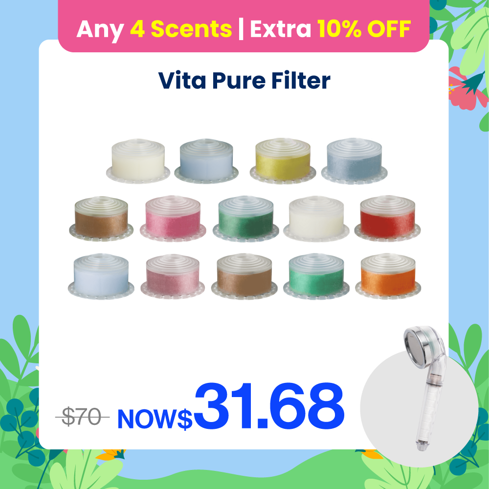 4 Scents SET | Vita Pure Filter (Mix & Match)(Compatible to use with Vita Puresome Showerhead Only)