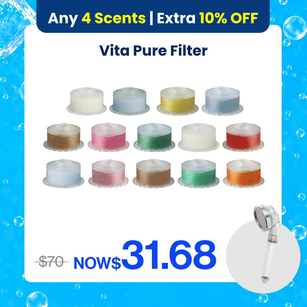 4 Scents SET | Vita Pure Filter (Mix & Match)(Compatible to use with Vita Puresome Showerhead Only)