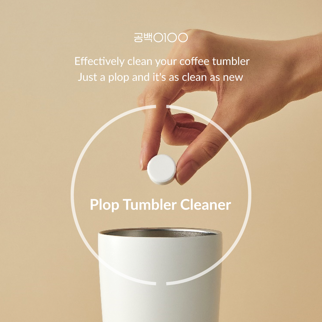 Plop Tumbler Cleaner | Remove coffee & tea stain