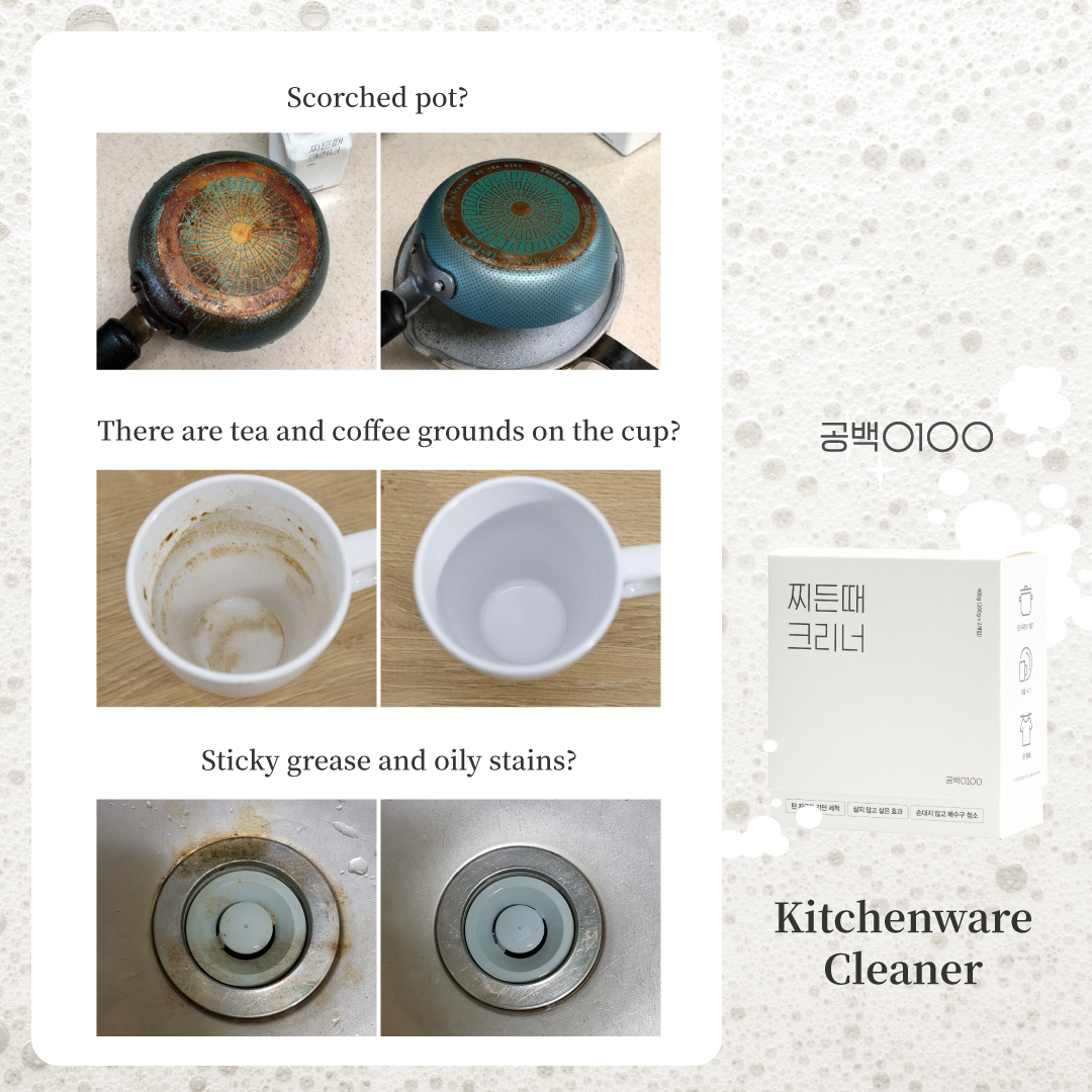 Kitchenware Cleaner | Remove oil and stains