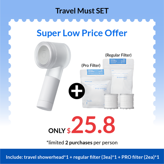 Travel Showerhead (1+2 SET)