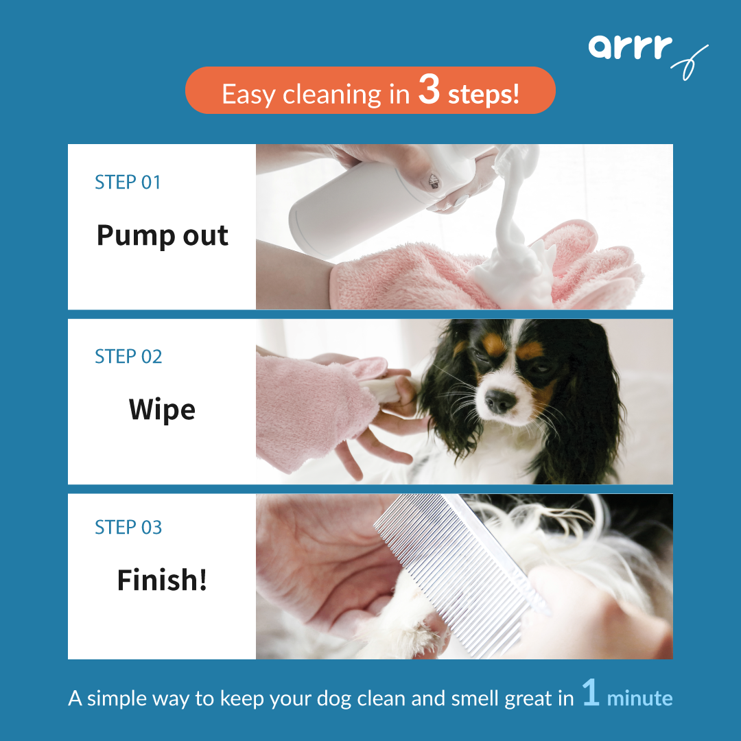 Waterless Bubble Cleanser (150ml) | Pet Paw & Body Cleanser