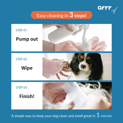 Waterless Bubble Cleanser (150ml) | Pet Paw & Body Cleanser