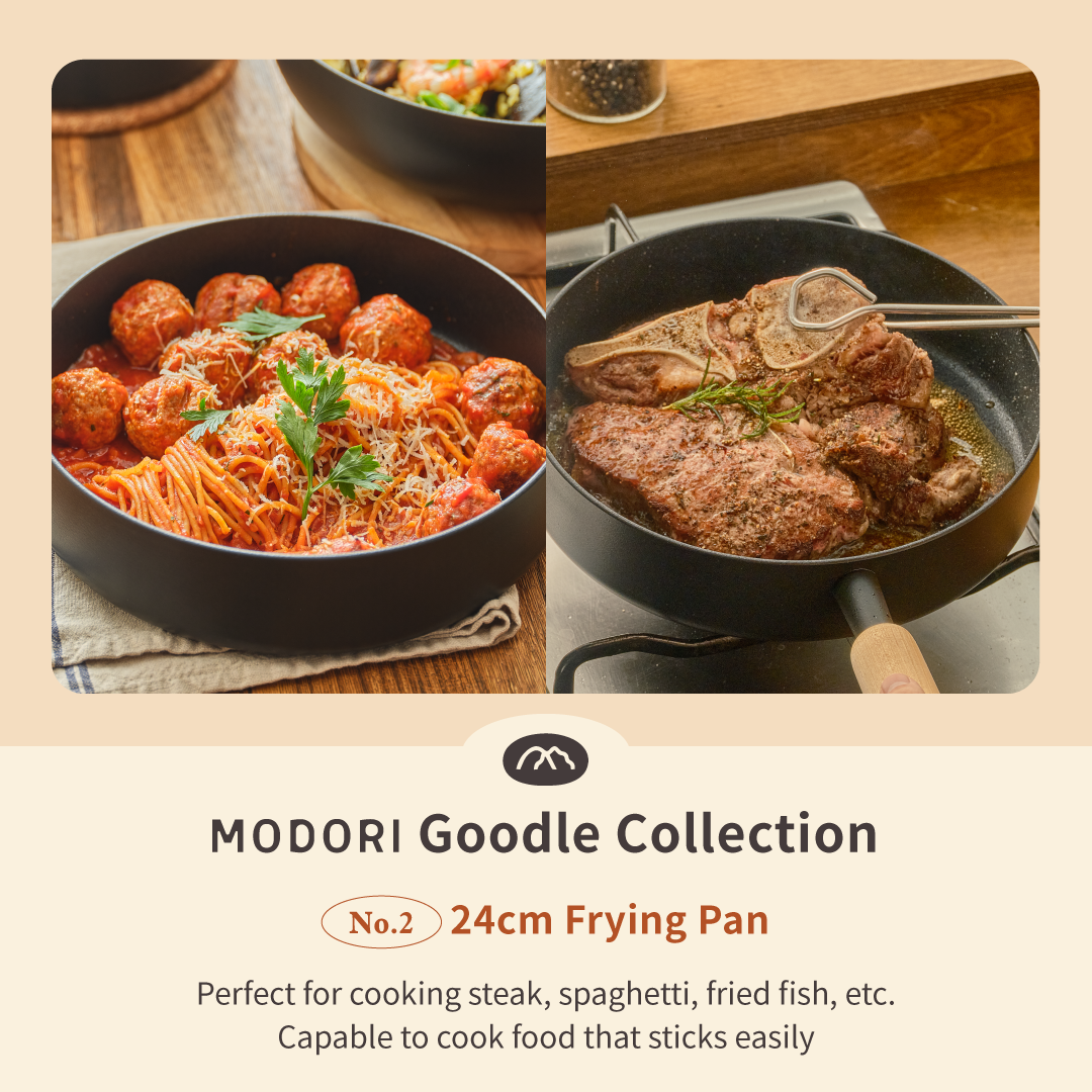 Goodle Black Frying Pan | Available in 24cm & 28cm