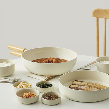 Goodle White Frying Pan