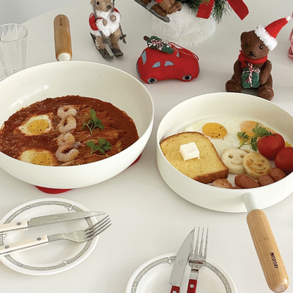 Goodle White Frying Pan