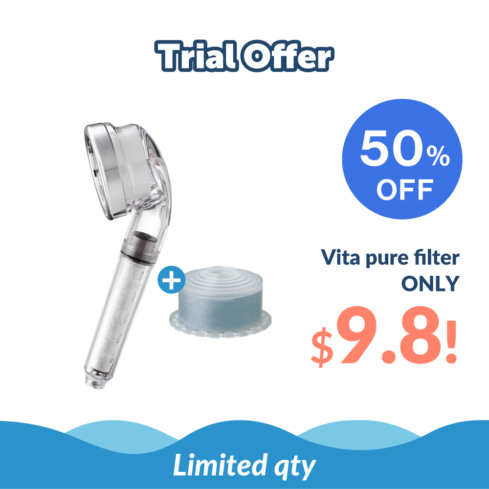 Vita showerhead*1 + vita pure filter*1