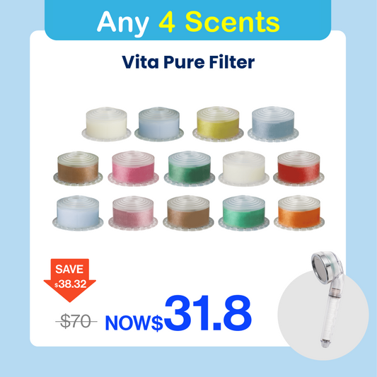 4 Scents SET | Vita Pure Filter (Mix & Match)(Compatible to use with Vita Puresome Showerhead Only)