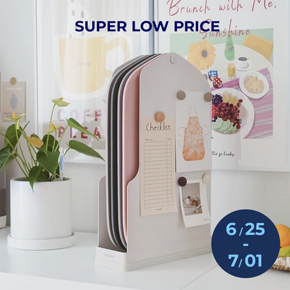 Cutting Board Set (4-Color Boards + Rack) | Fixed color