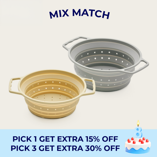 Collapsible Silicone Colander