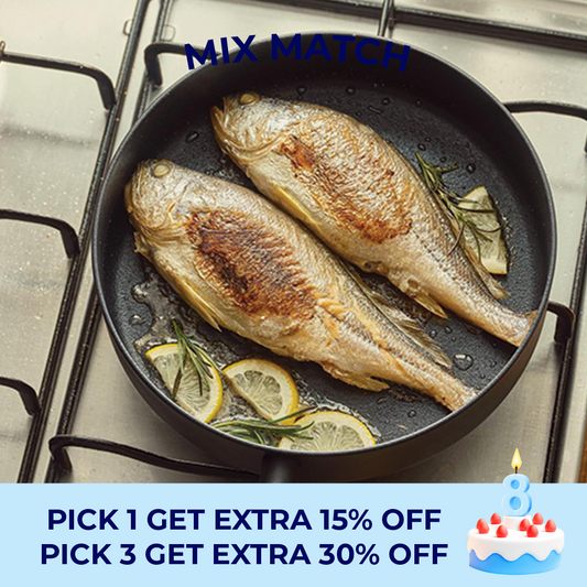 Goodle Black Frying Pan | Available in 24cm & 28cm