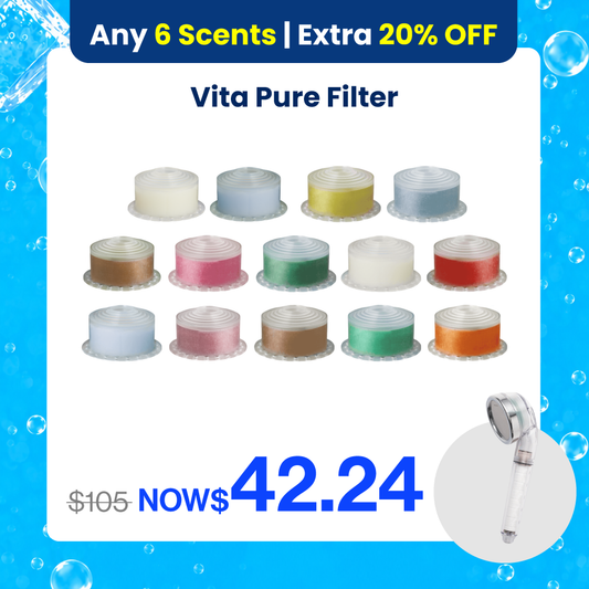 6 Scents SET | Vita Pure Filter (Mix & Match)(Compatible to use with Vita Puresome Showerhead Only)
