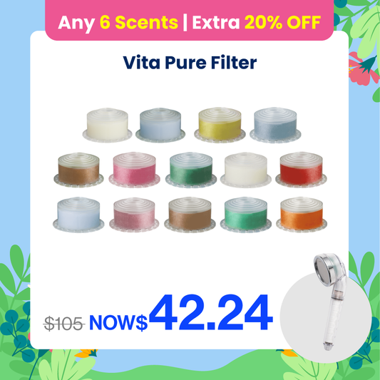 6 Scents SET | Vita Pure Filter (Mix & Match)(Compatible to use with Vita Puresome Showerhead Only)