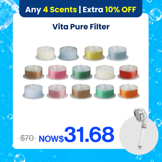 4 Scents SET | Vita Pure Filter (Mix & Match)(Compatible to use with Vita Puresome Showerhead Only)