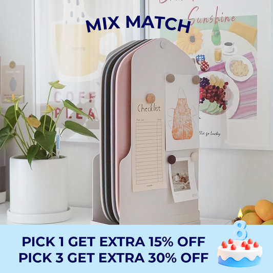 Cutting Board Set (4-Color Boards + Rack) | Fixed color