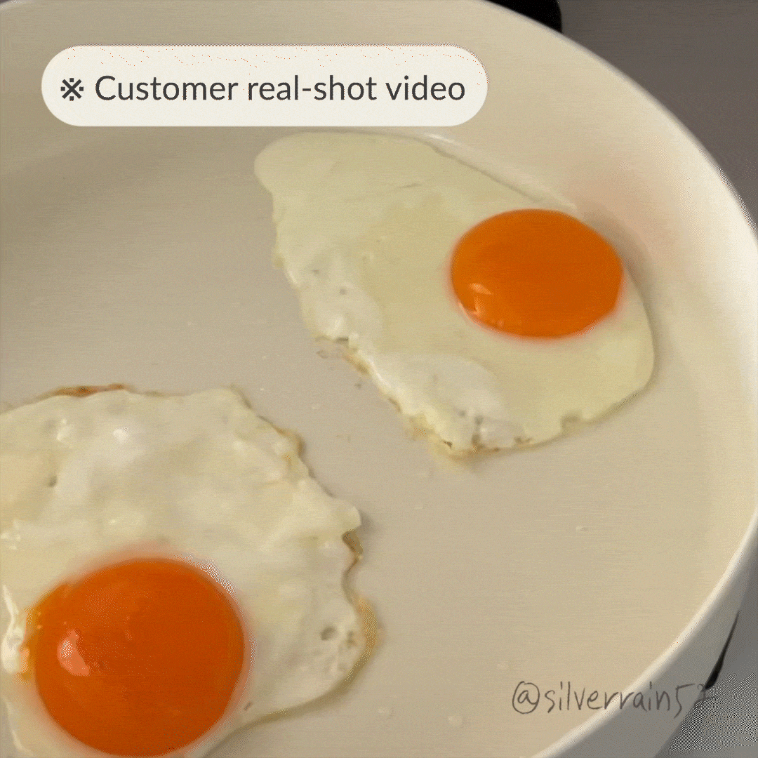 Goodle White Frying Pan